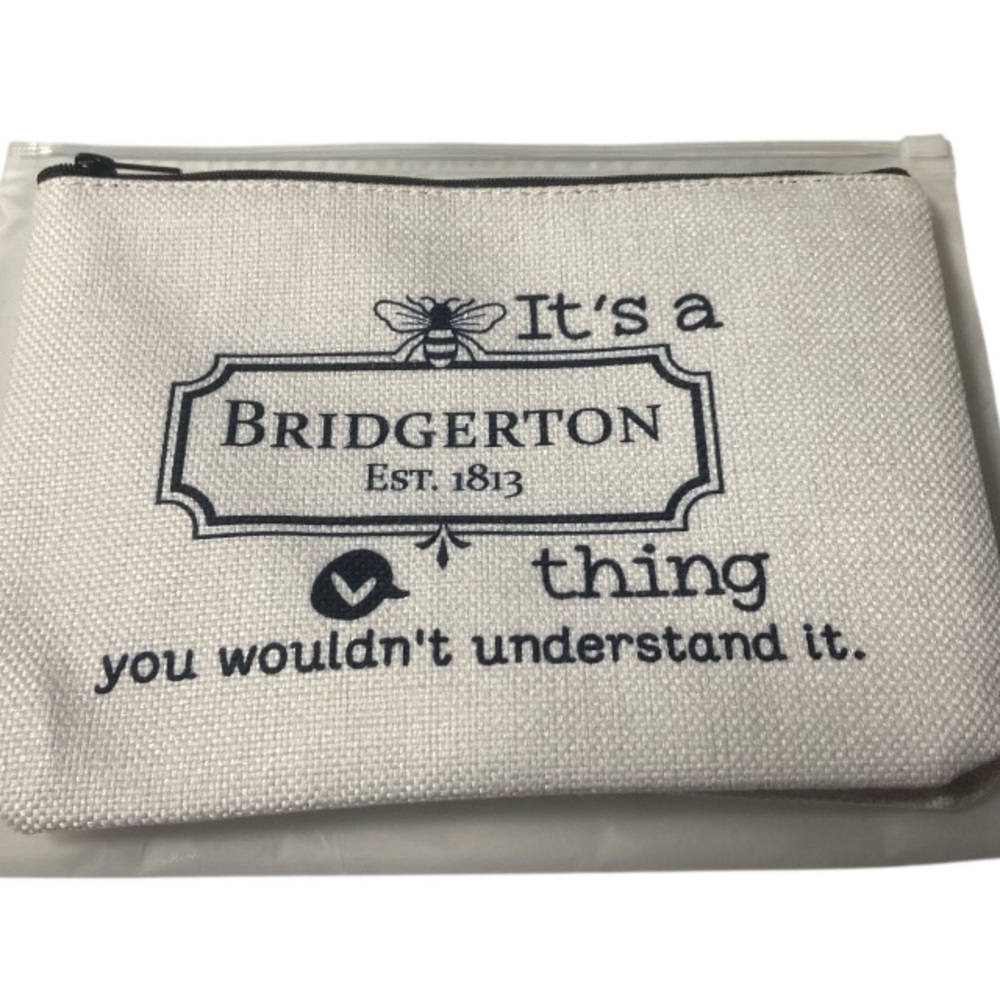 Tv Show Inspired Makeup Bag Zipper Pouch(Bridgerton)